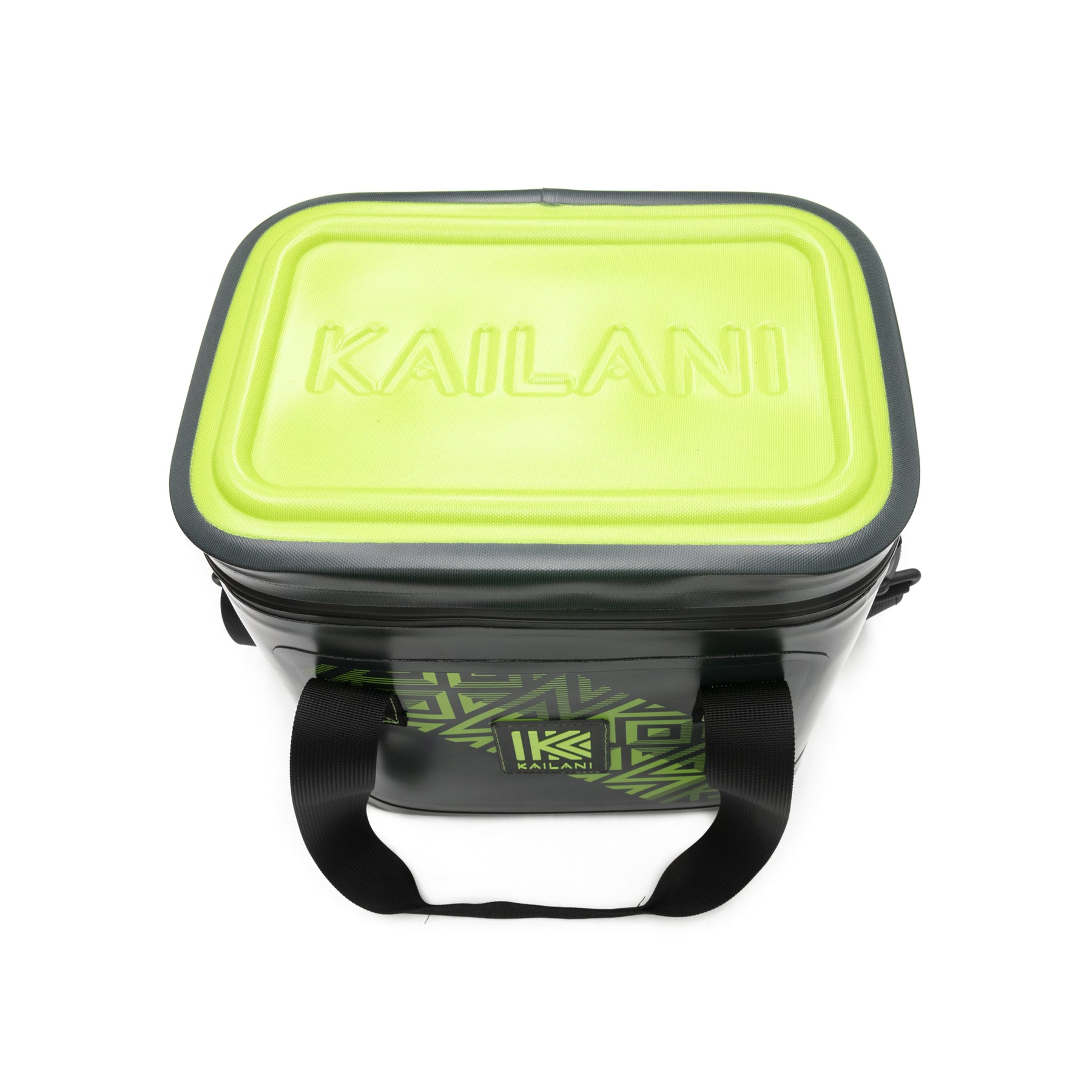 KUKUI 10 Can Soft Cooler Gray/Lime
