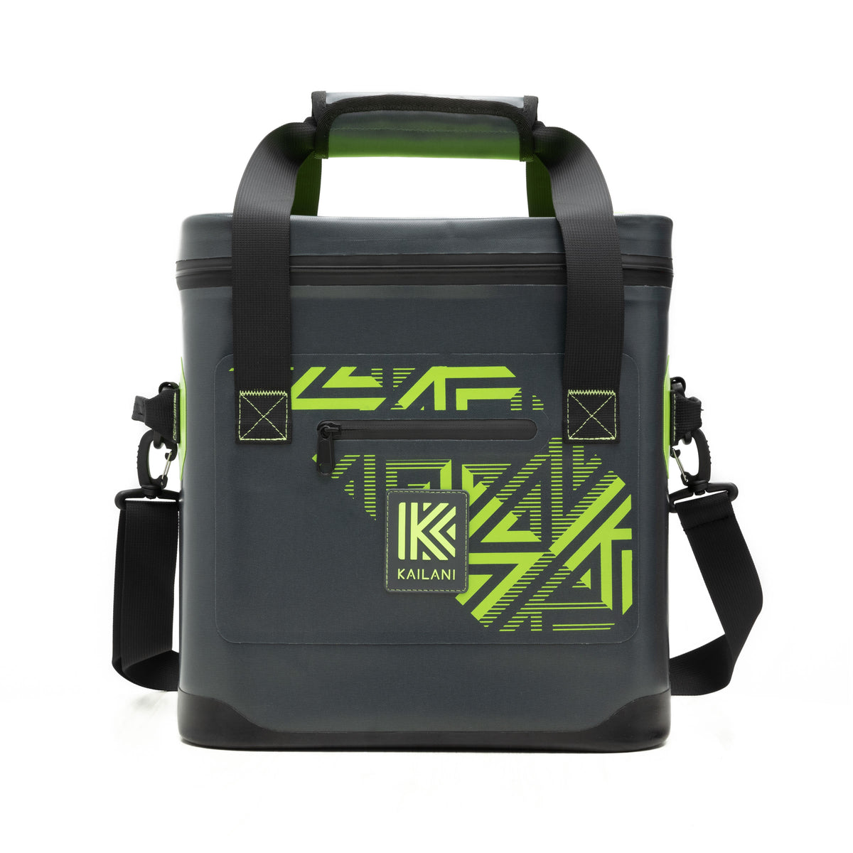 KUKUI 20 Can Soft Cooler Gray/Lime